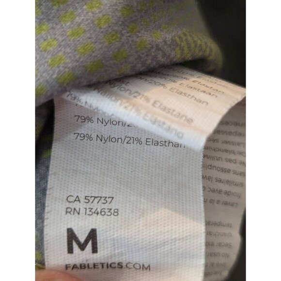 Fabletics Women's Motion365® High-Waisted 7/8 Legging Green Camouflage Size M - Picture 7 of 8